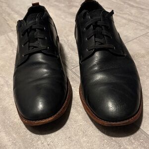 Cole Haan Black Leather Oxfords